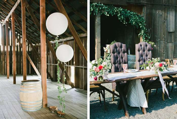 barn wedding ideas indoor barn barrel