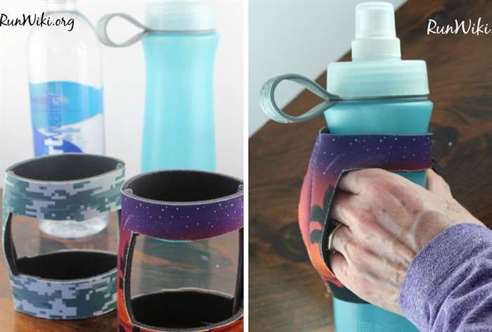 homemade water bottle handles for running