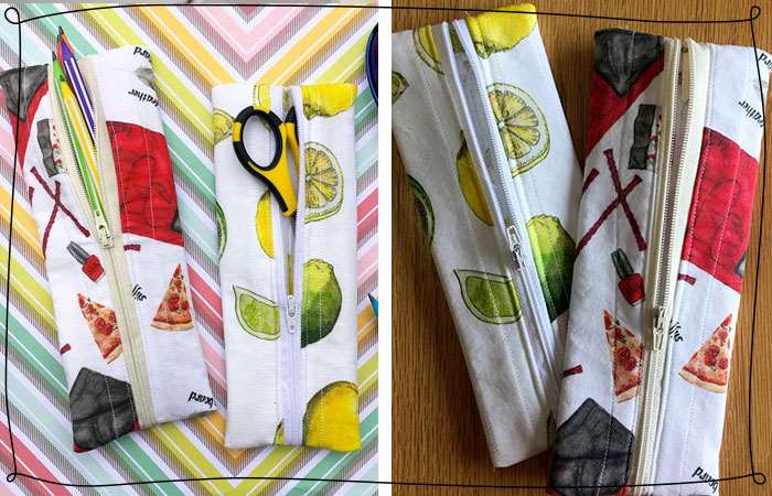 pencil cases with fun fabrics