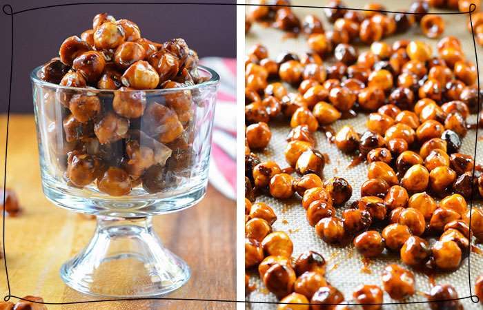 spiced candy in a glass bowl