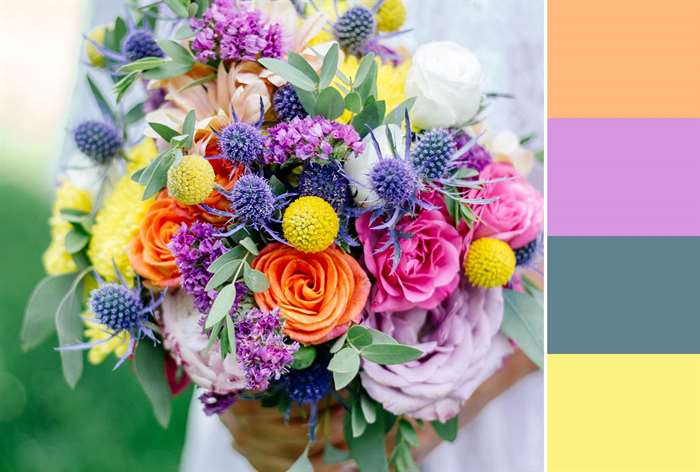 colorful flower arrangement