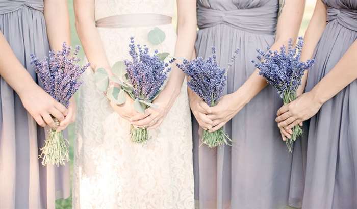 lavender bouquets