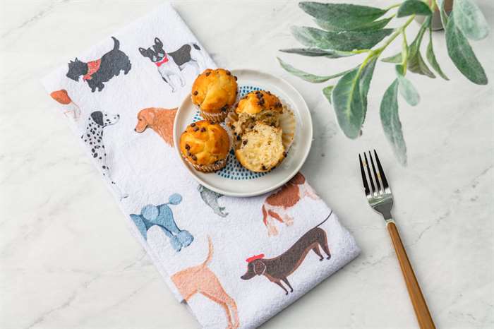 Dog Themed Tea Towel