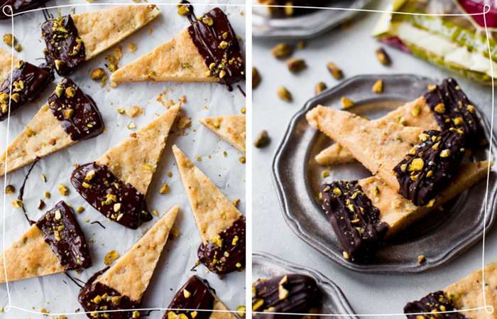 Salted Chocolate Pistachio Shortbread christmas gift