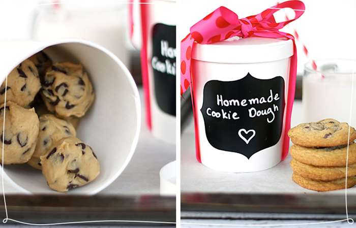 Frozen Cookie Dough Gift Jars christmas gift