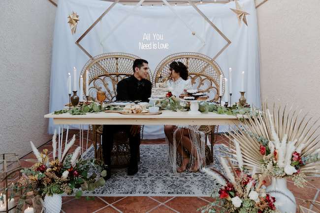 1640094196 896 Boho Celestial Backyard Wedding Inspiration