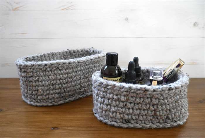 guest room ideas charming crochet baskets