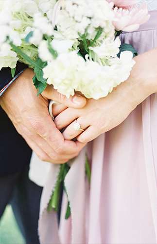 Garden Engagement Photos