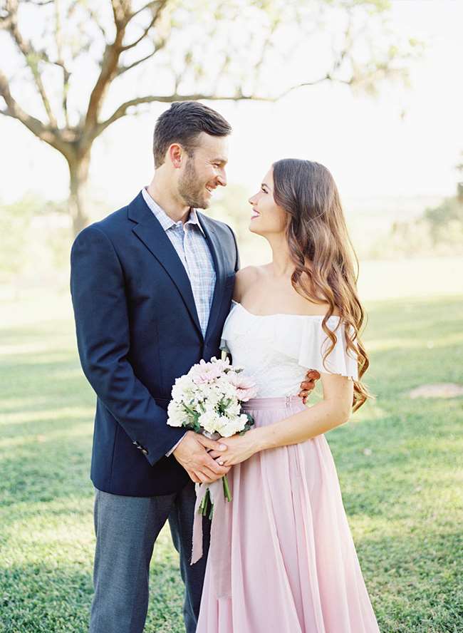 Garden Engagement Photos