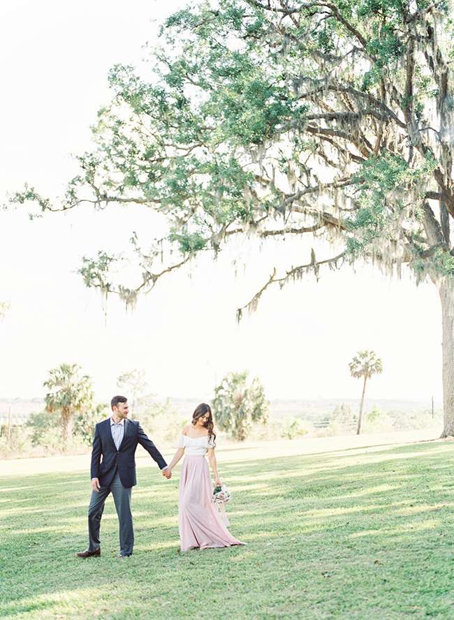 Garden Engagement Photos