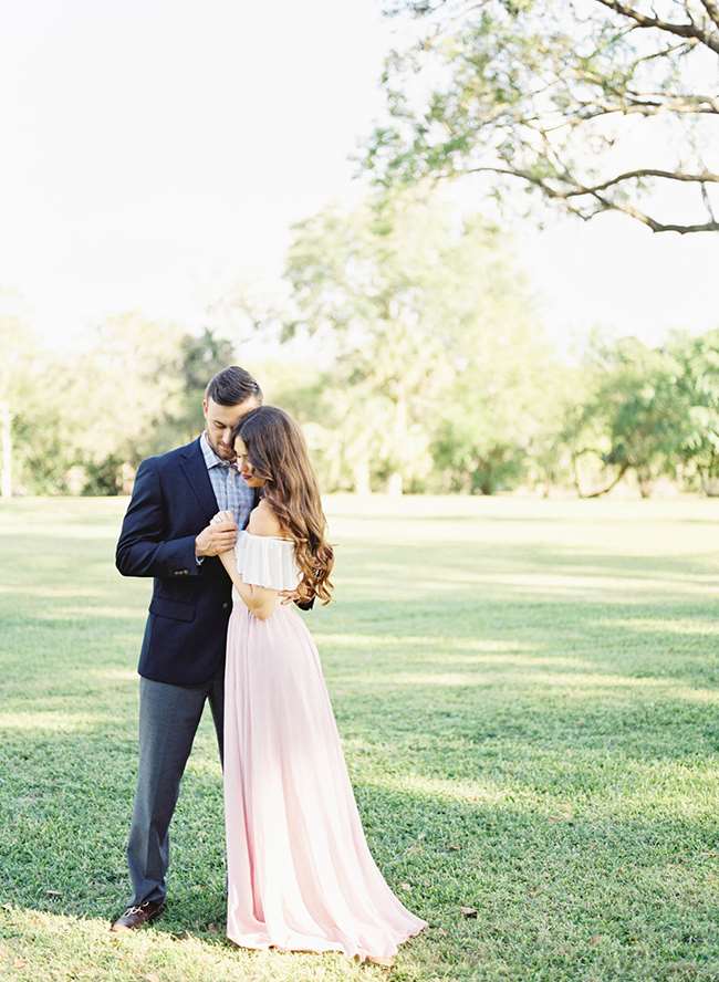 Garden Engagement Photos