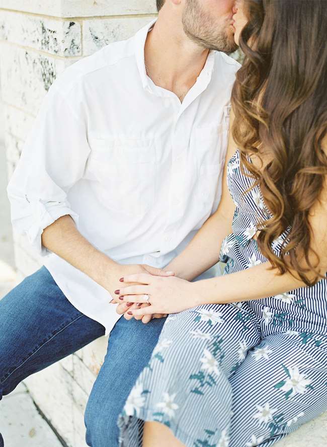 Garden Engagement Photos