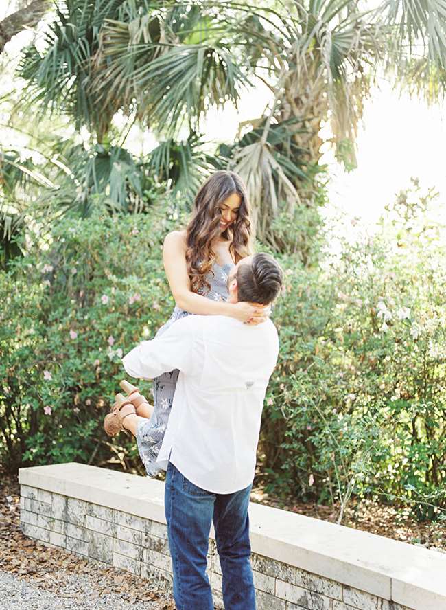 Garden Engagement Photos