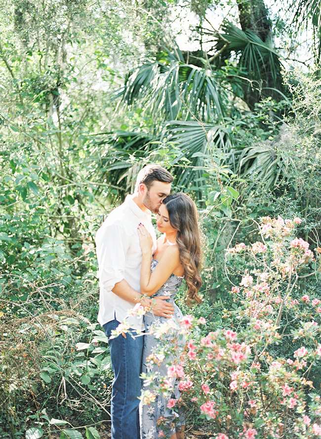 Garden Engagement Photos