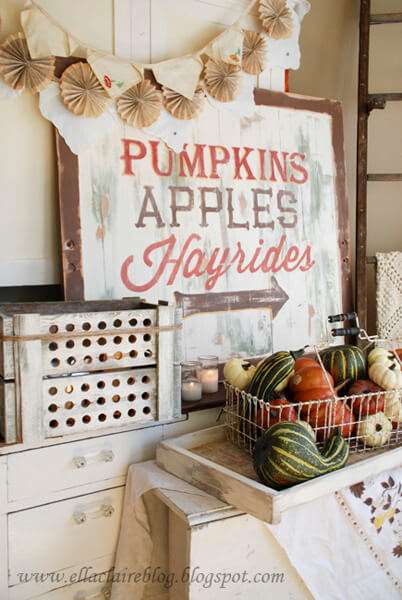 Fall Decorating Idea by The Crazy Craft Lady - Shutterfly.com