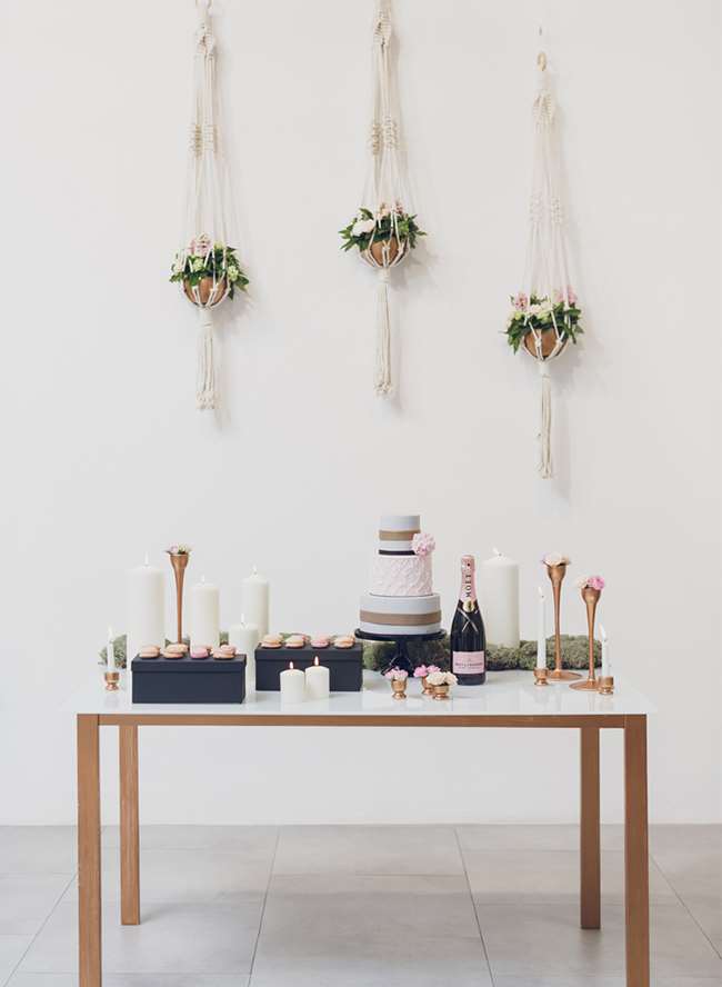 Chi tiết đám cưới Macrame