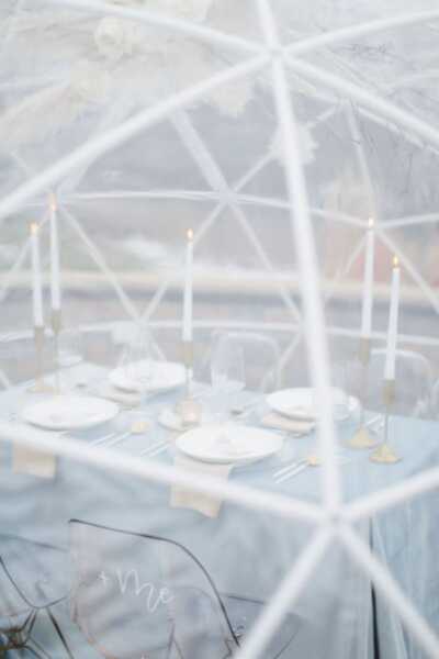 1640180613 41 Boho Winter Wedding Inspiration in a Igloo