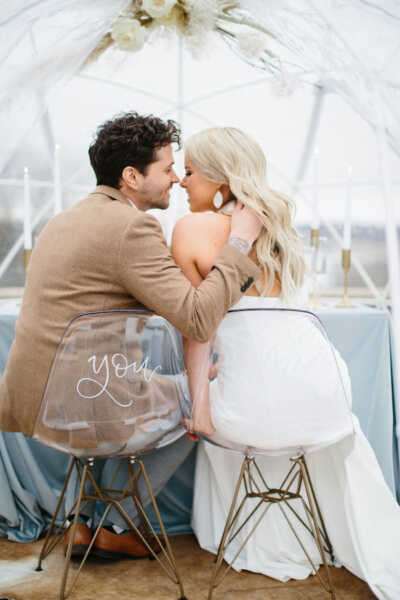 1640180614 447 Boho Winter Wedding Inspiration in a Igloo