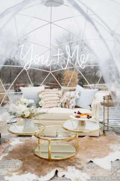 1640180617 495 Boho Winter Wedding Inspiration in a Igloo