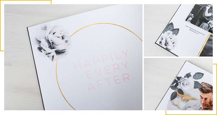 tạo thiết kế sách ảnh cưới của riêng bạn với những bức ảnh chất lượng cao