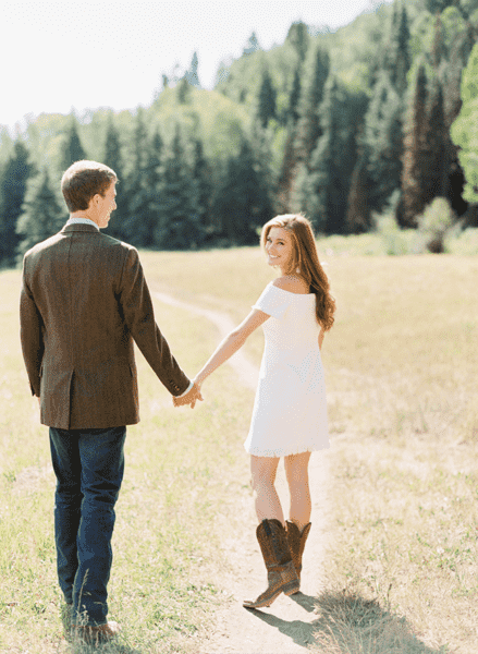 Mountaintop Engagement Photos 