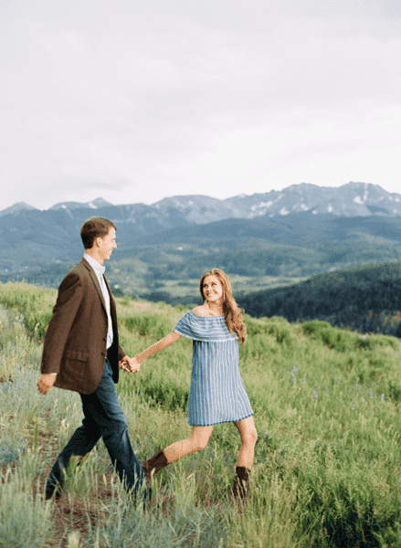 Mountaintop Engagement Photos 