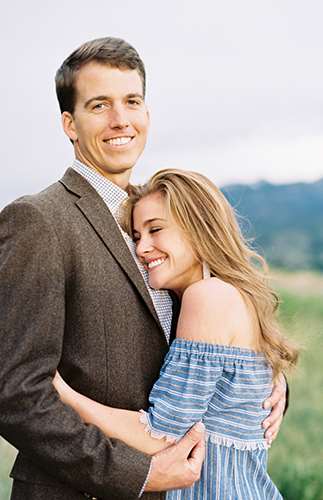 Mountaintop Engagement Photos 