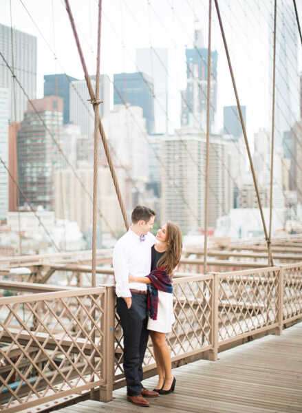 1640569910 950 NYC Brooklyn Bridge Engagement Photos