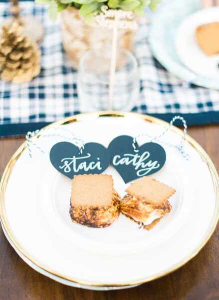 Navy & Gold Campfire Baby Shower - Lấy cảm hứng từ điều này