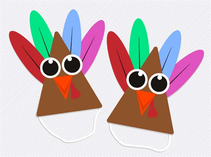 Turkey cone party hats