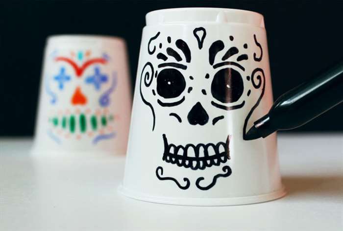 Day of the Dead Mini Lanterns