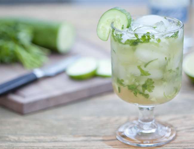Cucumber Cilantro Margarita - Inspired by This