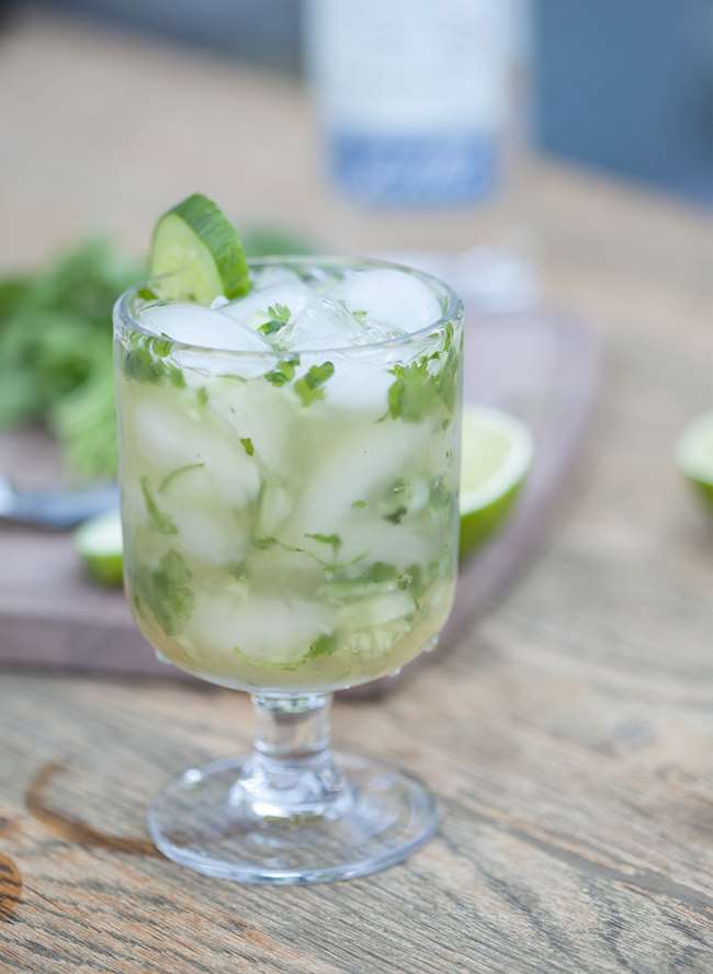 Cucumber Cilantro Margarita - Inspired by This