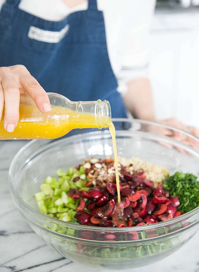 Cherry Quinoa Salad Recipe - Lấy cảm hứng từ món này