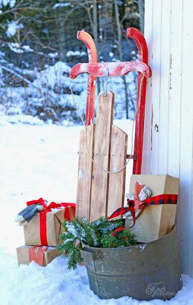 Winter Decorating Idea by https://www.shutterfly.com/home-decor - Shutterfly.com