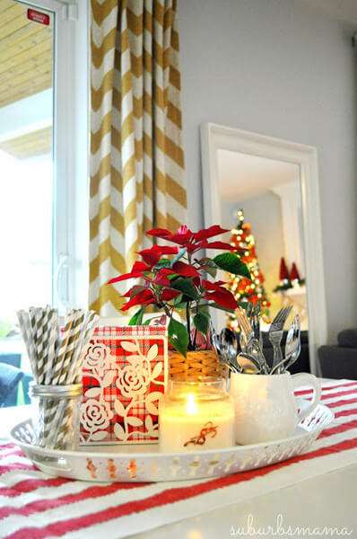 Winter Decorating Idea by http://loveofhome.net/chunky-arm-knit-throw-diy/ - Shutterfly.com