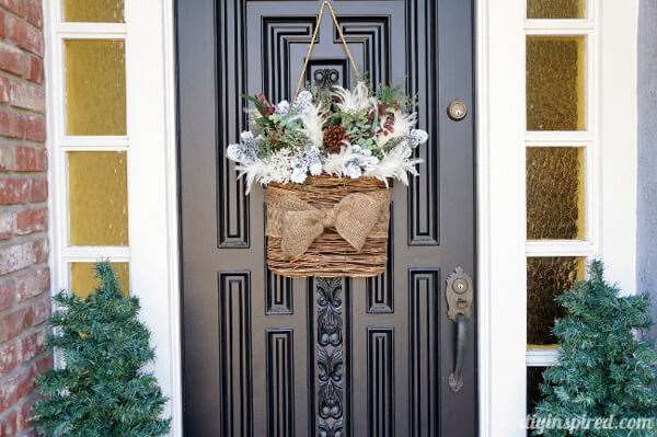 Winter Decorating Idea by http://chiconashoestringdecorating.blogspot.hk/2012/12/rustic-christmas-mantel.html - Shutterfly.com