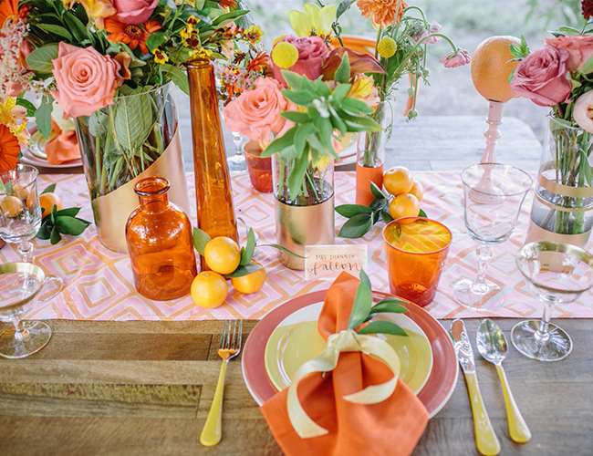 Citrus Wedding Inspiration - Lấy cảm hứng từ điều này