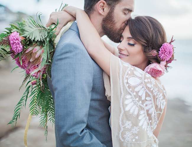 Fuschia Beach Engagement - Lấy cảm hứng từ điều này