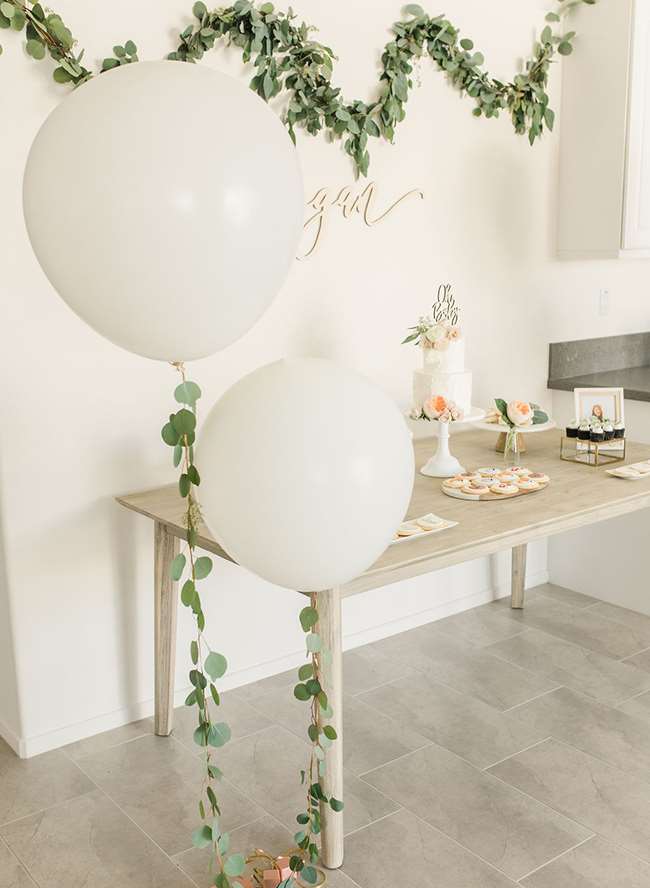 Greenery Woodland Baby Shower 