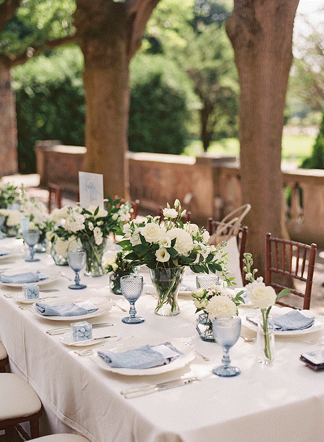 Pastel Blue Garden Baby Shower