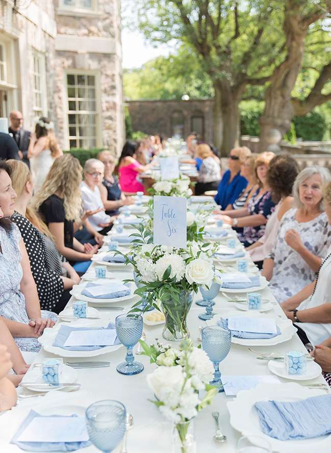 Pastel Blue Garden Baby Shower