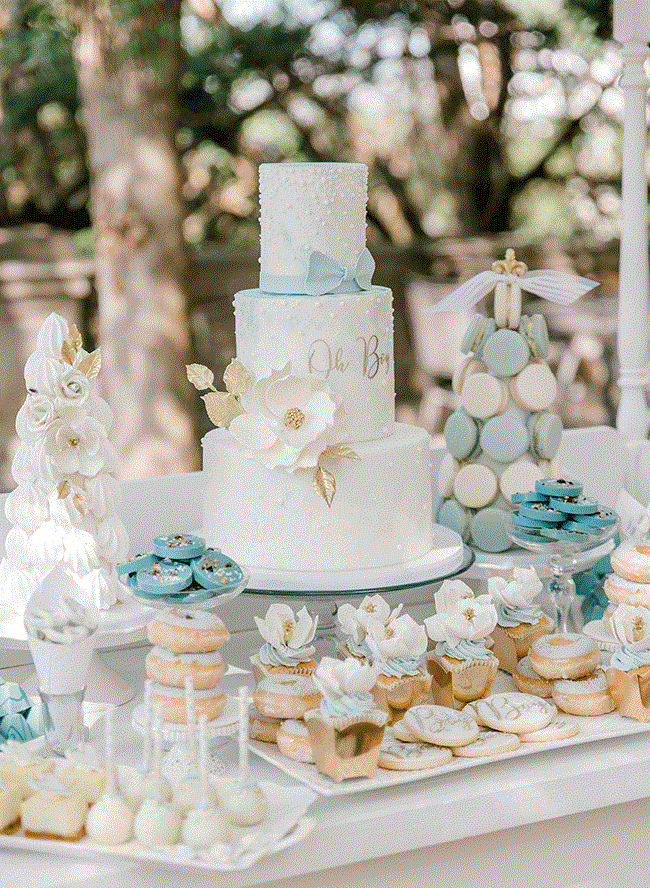 Pastel Blue Garden Baby Shower