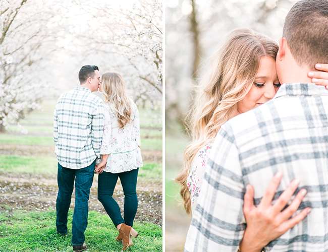 Floral Spring Engagement Photos