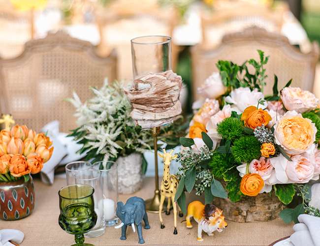 Rustic Safari Animal Baby Shower