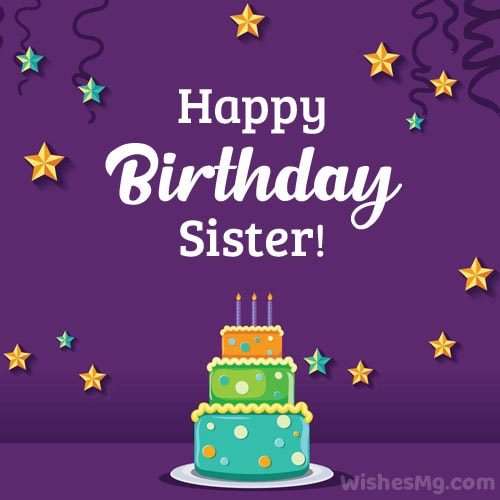 happy birthday, sister