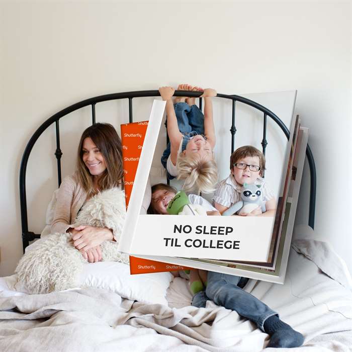 No sleep til college funny personalized photo book