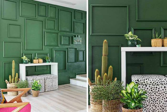 apartment living room ideas green wall frames