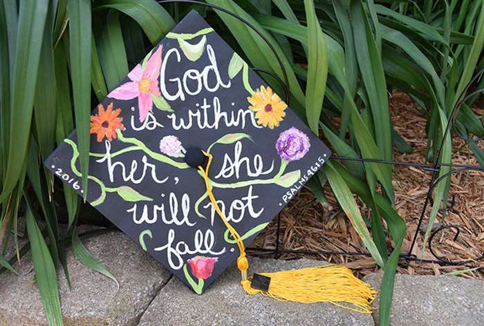 graduation caps bible