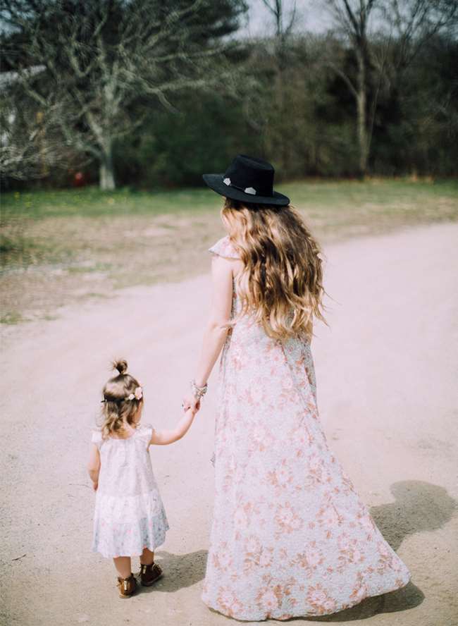 A Mother Daughter Photoshoot and Boho Braid Tutorial - Inspired by This